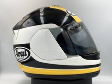 Casco integrale giallo Arai RX7 RR4 S visiera semifumo