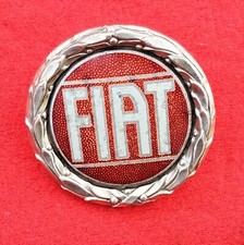 FIAT RITMO/127/128/131 "FIAT" STEMMA SIGLA BADGE EMBLEMA FREGIO IN ALLUMINIO