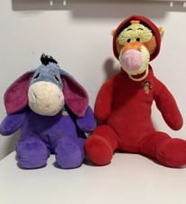 Vintage Peluche Disney Official  Winnie The Pooh - Ih Oh - Tigro Con Pigiama