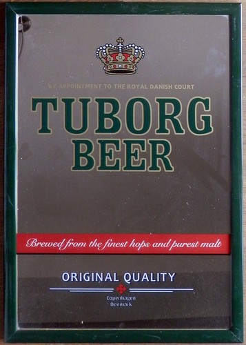 Tuborg beer specchio - tuborg,
