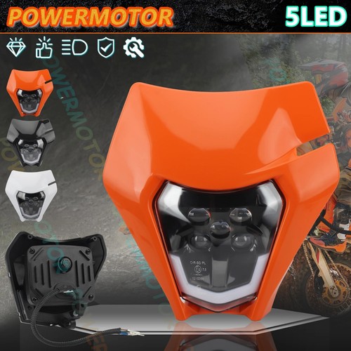 Piastra faro led ktm - faro, exc