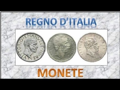 Regno italia lire argento - d'italia, in