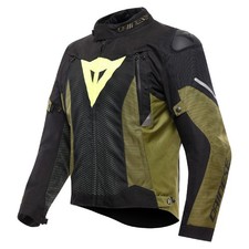 Giacca Giubbotto Moto Uomo Dainese SUPER SPRINT D-DRY Impermeabile BLACK/GREEN