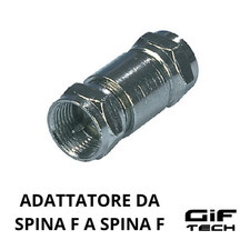 CONNETTORE F SPINA MASCHIO MASCHIO TYPE ANTENNA COASSIALE SAT TV ADATTATORE PAL