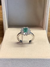 Anello Smeraldo e Brillanti F