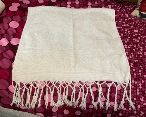 Asciugamano bianco cotone - asciugamano,