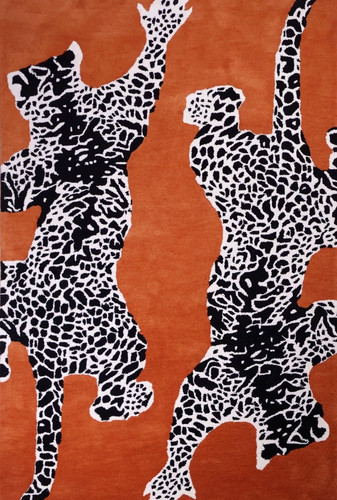 Tappeto leopardato arrampicata
