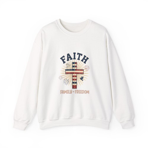 Felpa croce faith freedom - felpa,