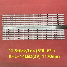 12pz Strisce LED per Samsung