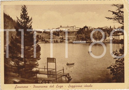 Lavarone panorama del lago - lavarone,