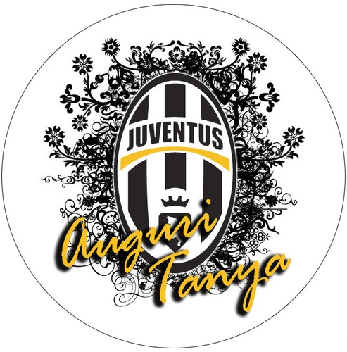 Cialda ostia juventus calcio - cialda,