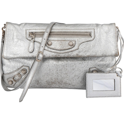 Balenciaga metallic envelope - metallic,
