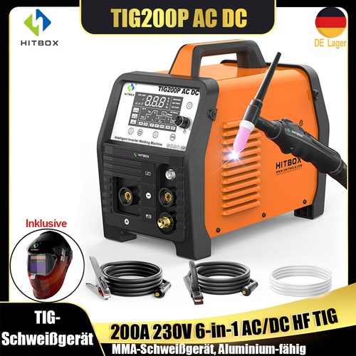 Saldatrice 6in1 tig 200a - ac/dc,
