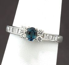 Valore Alexandrit-Brillant-Ring 900-Platin Cambia Colore Nuovo