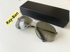 Occhiali da sole Ray Ban RB3387 lenti sfumate metallo