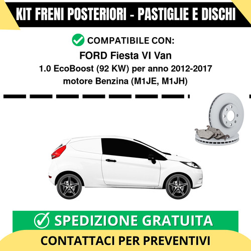 Kit freni posteriori - posteriori, per