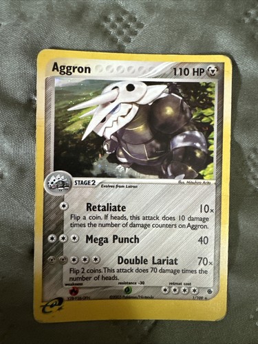 Carta pokemon aggron 109 - carta,