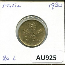 Moneta 20 LIRE 1980 ITALIA