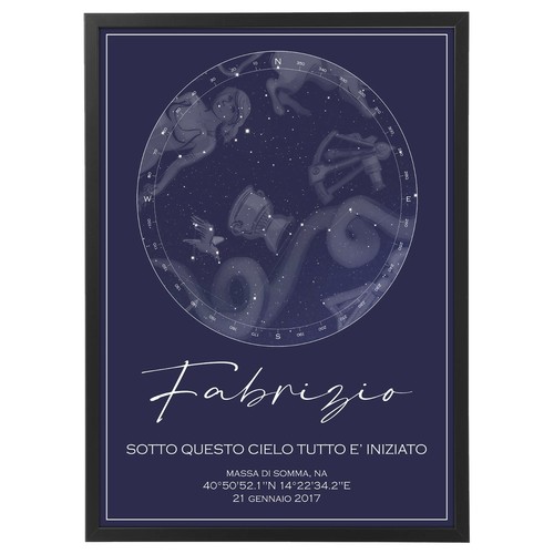Mappa stellare personalizzata - mappa,