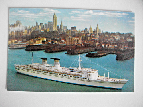 Cartolina vintage nave ship - cartolina,