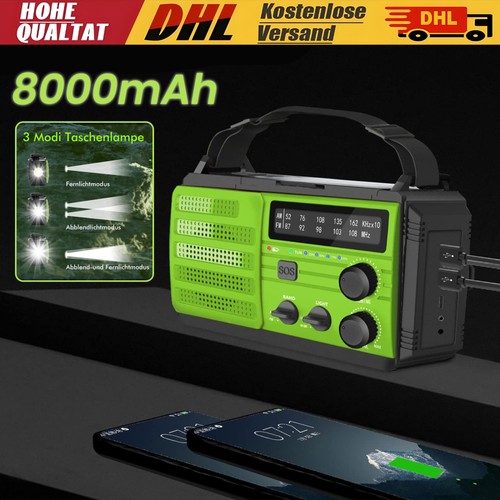 Radio solare 8000 mah - radio,