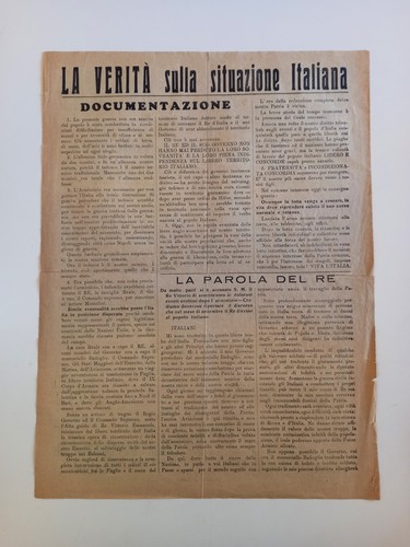 Foglio propaganda 1943 - foglio,
