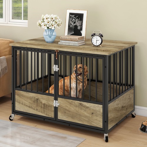 Gabbia per cani legno - gabbia,