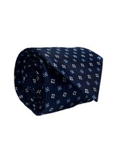 Cravatta uomo in pura seta blu