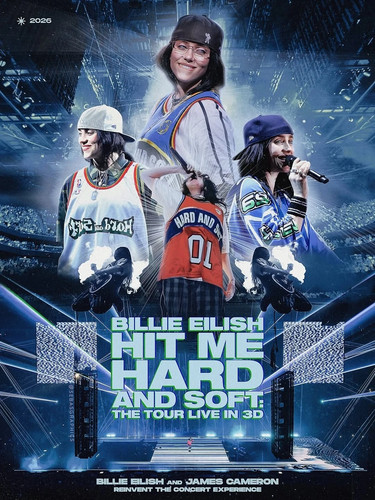 Poster billie eilish hit - 3d, me