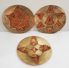 Set 3 piatti da parete