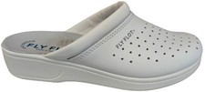 FLY FLOT 311 BIANCO 85094 90853094 BC Ciabatte Sanitarie Donna Infermiera Pelle