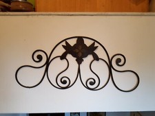 Letto genovese testiera testata singolo ferro battuto Antico epoca 800 