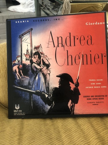 Andrea chenier record box - 3,