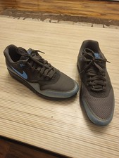 RARA Nike Air Max 1 Hyperfuse Premium Blue Glow Midnight Fog taglia 10 UK 454745-002