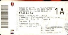 Biglietto stadio AC Milan