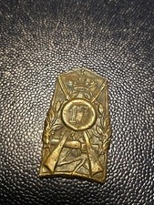 Fregio casco coloniale 17 reggimento fanteria "Acqui" Regio Esercito 2WW