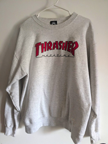 Thrasher gray crew neck - thrasher,