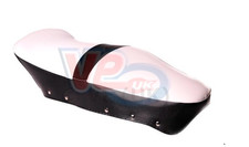 Coprisedile Lambretta LI TV SX GP TIPO GIULIARI BIANCO E NERO made in Italy