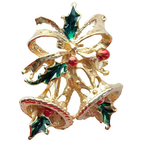 Spilla campana natale - campana,