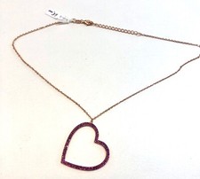 Collana pendente cuore - cuore, da