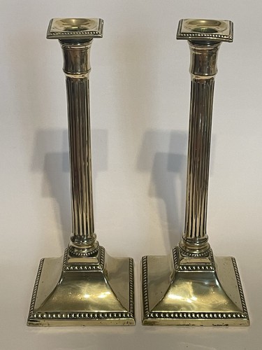 Coppia antichi candelabri - coppia, di