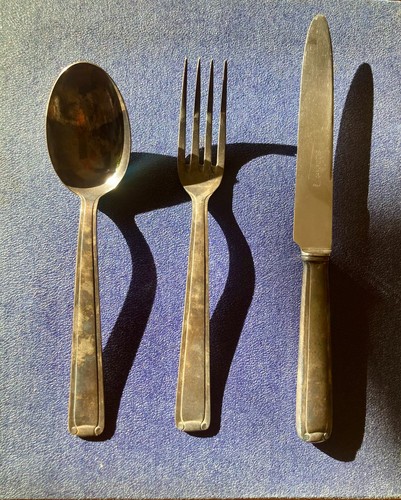 Set posate acciaio inox - posate,
