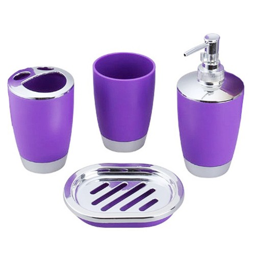 Set accessori bagno 4 - 1x(set,