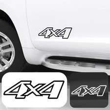4x4 Adesivi Sticker 2x Nero
