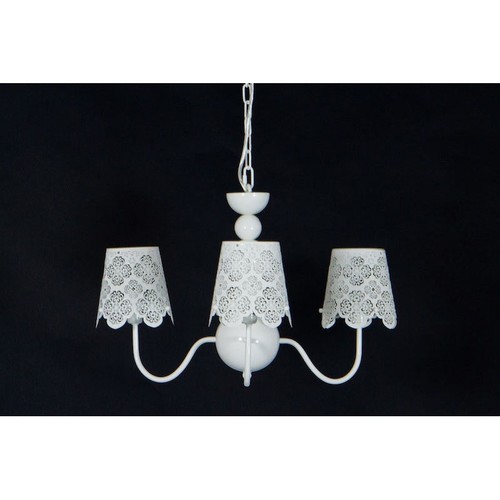 Lampadario classico bianco