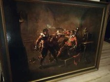 dipinti antichi Louis gontier olio Venezia olandese fiamminghi