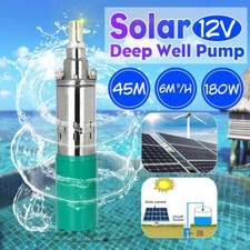 Pompa acqua sommersa solare 12 V Pompa pozzo profondo per casa 180 W