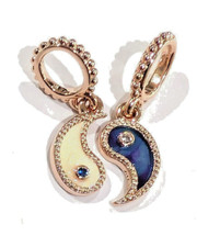 Autentico Charm Pandora, ROSA Yin Yang Pendente Scintillante #780098C01
