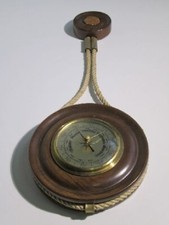 Barometro da parete in legno