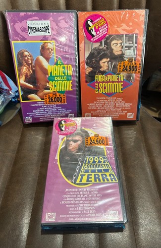 Lotto vhs pianeta - pianeta, delle